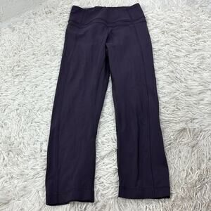 Lululemon Pushing Limits Crop (Nulu 21") Boysenberry